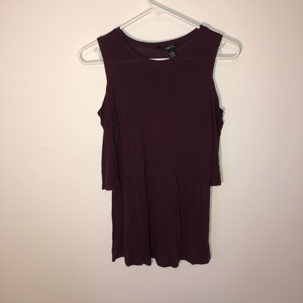 Maroon shirt